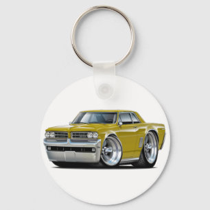1964 GTO Gold Car Keychain