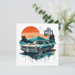1964 GTO  HOLIDAY CARD