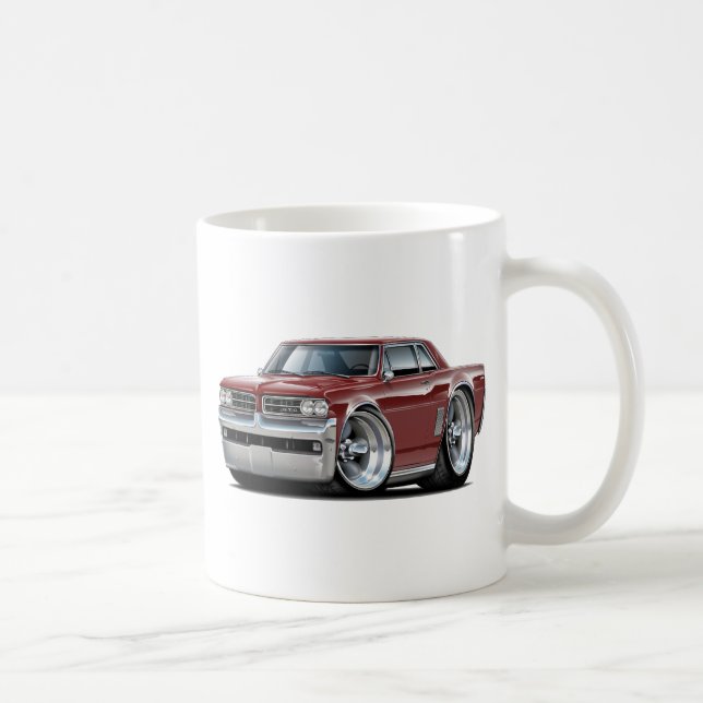 1964 GTO Maroon Car Coffee Mug (Right)