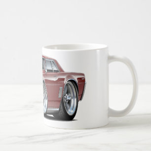 1964 GTO Maroon Car Coffee Mug