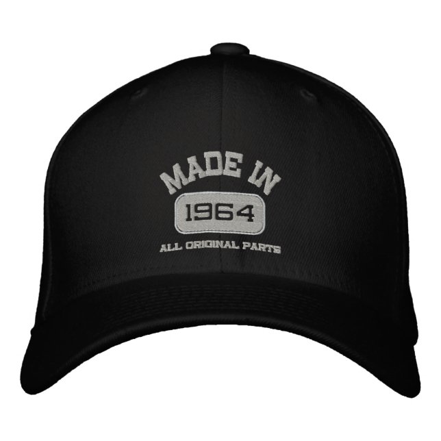 1964 Humour de pièces d'origine Casquette brodé (Devant)