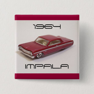 1964 Impala 2 Inch Square Button