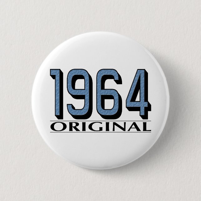 1964 Original 2 Inch Round Button (Front)