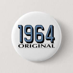 1964 Original 2 Inch Round Button