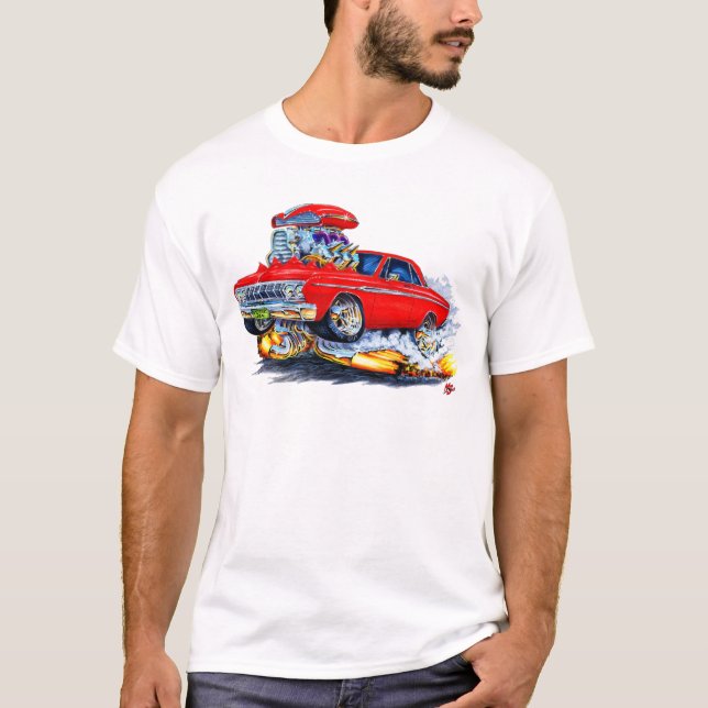 1964 Plymouth Red Car T-Shirt (Front)