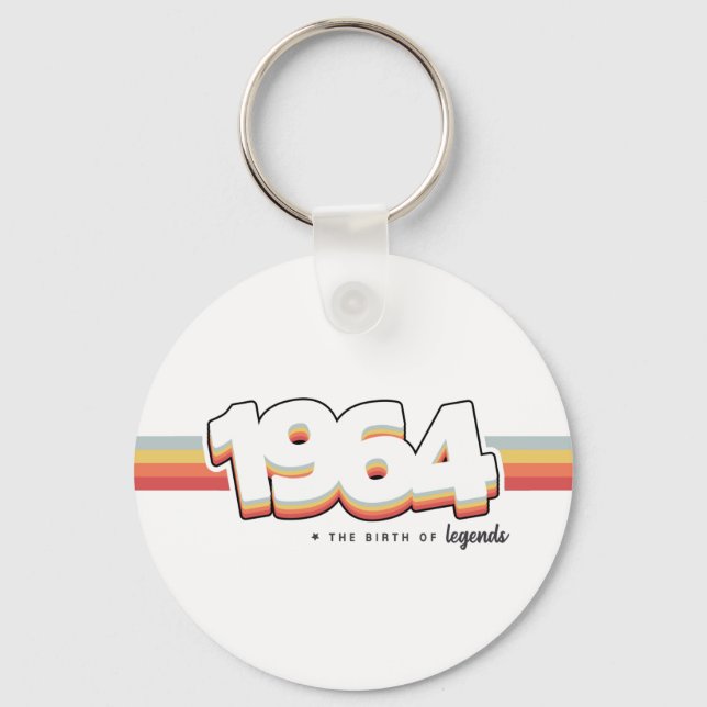 1964 The birth of legends Keychain (Front)
