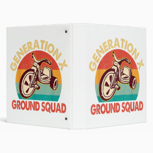 1965-1980 Generation Gen X Generation X Ground Squ Binder