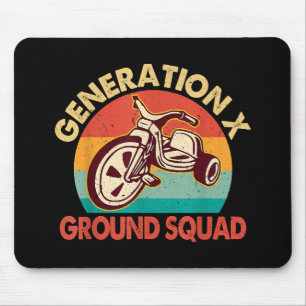 1965-1980 Generation Gen X Generation X Ground Squ Mouse Pad