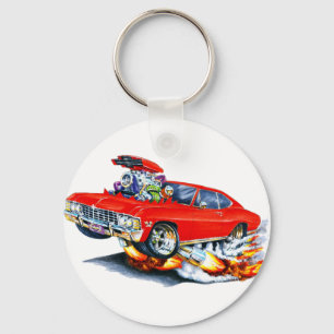 1965-66 Impala Red Car Keychain