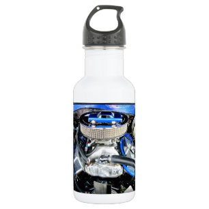 1965 Chevy Chevelle Blue 532 Ml Water Bottle