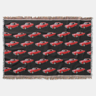 1965 Chevy Chevelle Mailbu SS Muscle Car Throw Blanket