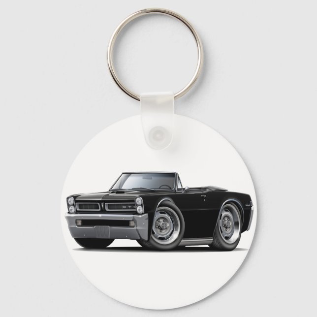 1965 GTO Black Convertible Keychain (Front)
