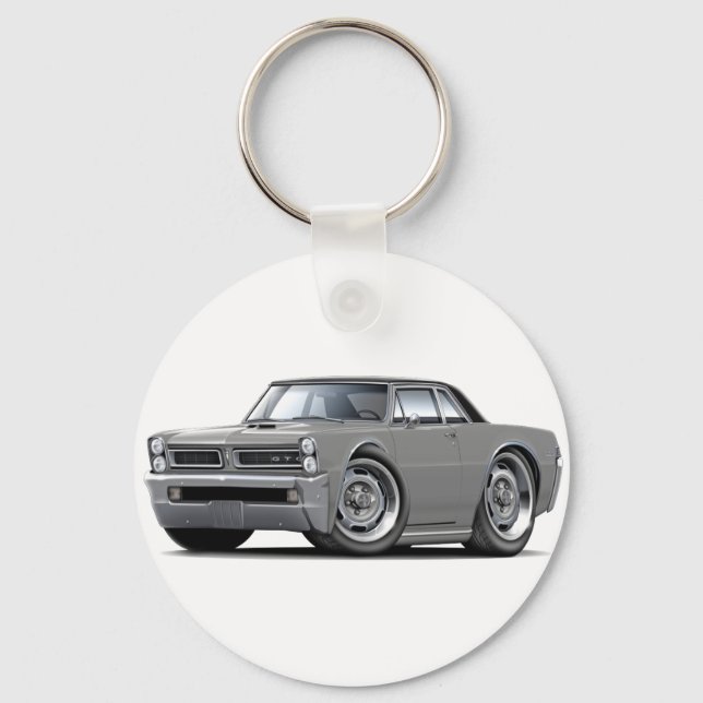 1965 GTO Grey-Black Top Keychain (Front)