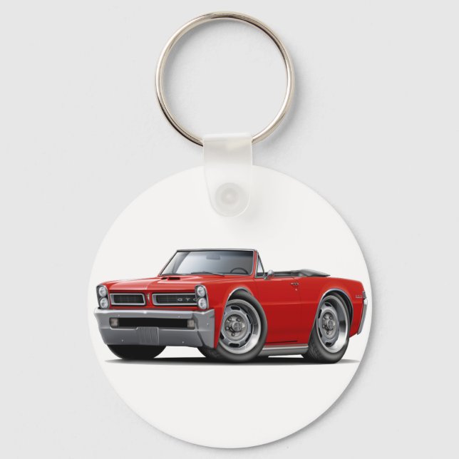 1965 GTO Red Convertible Keychain (Front)