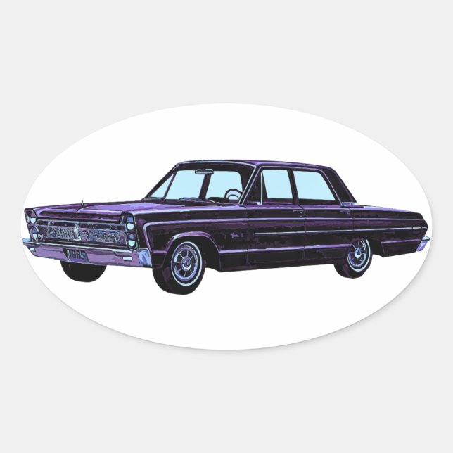 1965 Plymouth Fury I Oval Sticker (Front)