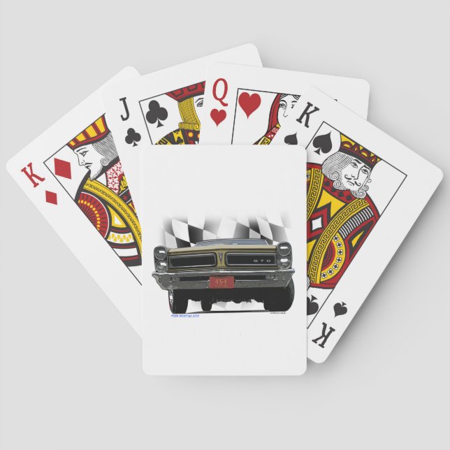1965 Pontiac GTO Playing Cards (Back)