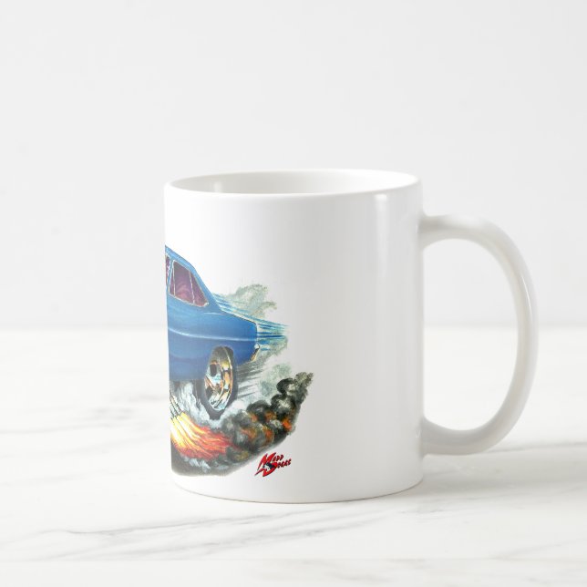 1966-67 Nova Blue Car Coffee Mug (Right)