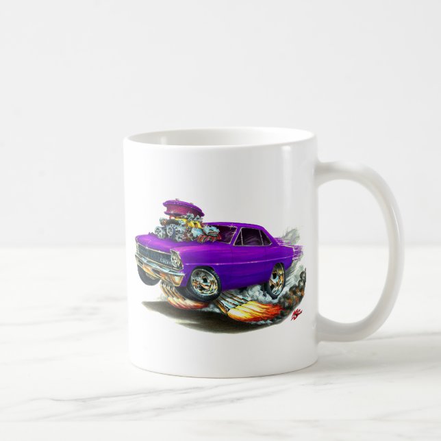 1966-67 Nova Purple Car Coffee Mug (Right)
