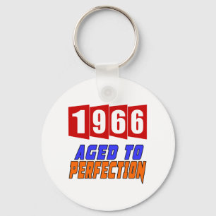1966 Aged To Perfection Keychain