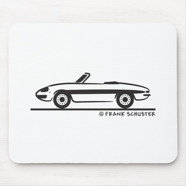 1966 Alfa Romeo Duetto Spider Veloce Mouse Pad (Front)