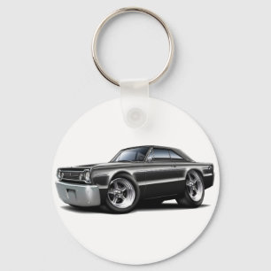 1966 Belvedere Black Car Keychain