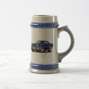 1966 Chevelle Dark Blue Car Beer Stein