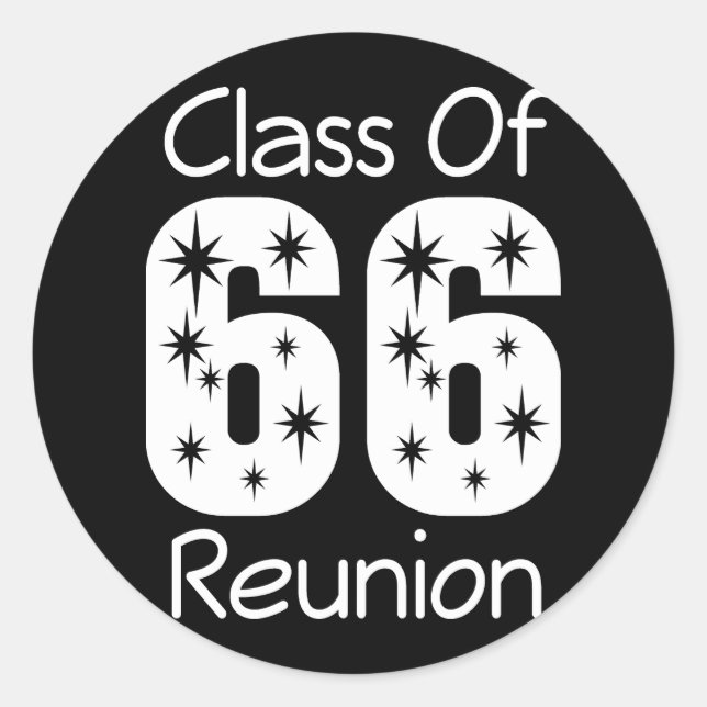 1966 Class Reunion Stickers (Front)