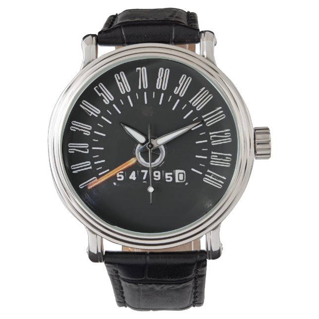 1966 Classic Sports Car Speedometer Watch (Front)
