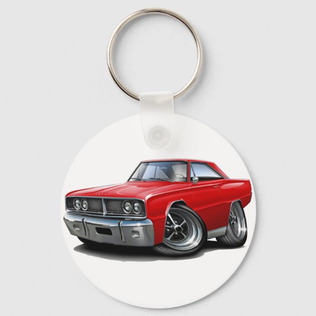 1966 Coronet Red Car Keychain (Front)