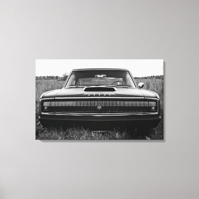 1966 Dodge Charger Canvas Print (Front)