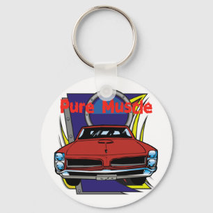 1966 GTO Muscle Car Keychain