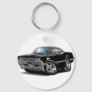 1966 Olds Cutlass Black Car Keychain