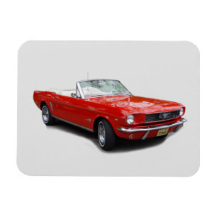 1966 Red Convertible magnet