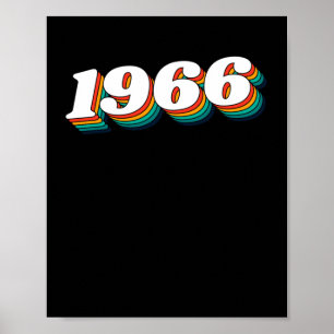 1966 Retro Label  Poster