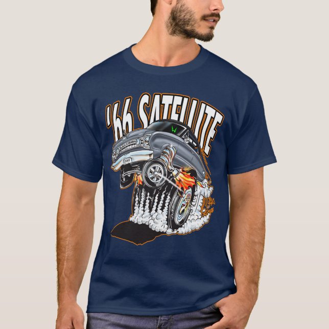 1966 Satellite Muscle Car T-Shirt (Front)