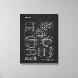 1966 Whiskey Container Canvas Print