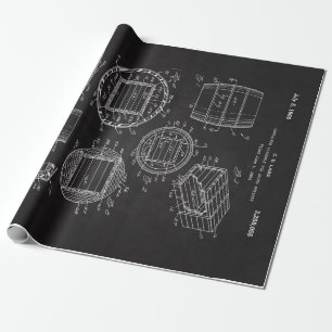 1966 Whiskey Container Wrapping Paper