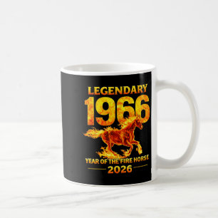 1966 Year Fire Horse 60th Design Coffee Mug