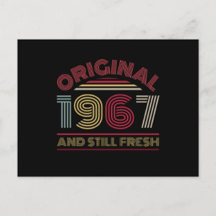 1967 55. Birthday Postcard