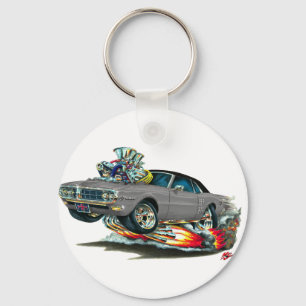 1967-68 Firebird Grey-Black Top Keychain