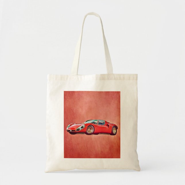1967 Alfa Romeo 33 Stradale Tote Bag (Front)