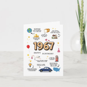 1967 Birthday Card For Dad or Mom