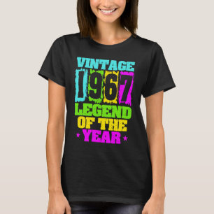 1967 Birthday Vintage 1967 & Born In 1967 Made In T-Shirt