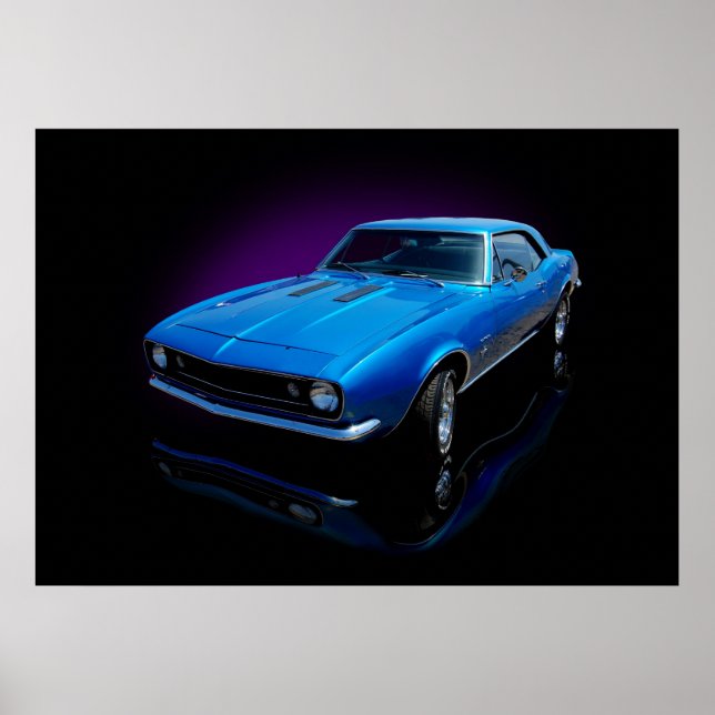 1967 blue coupe poster (Front)