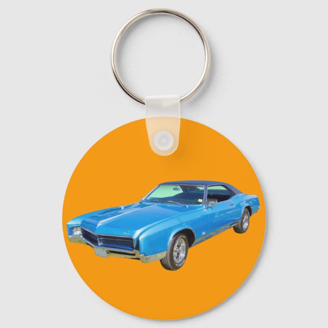 1967 Buick Riviera Muscle Car Keychain (Front)