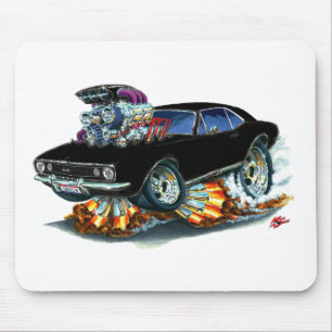 1967 Camaro SS Black Car Mouse Pad