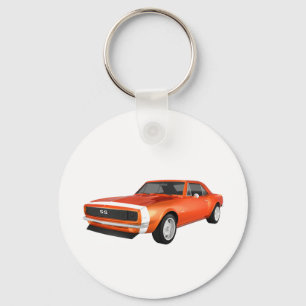 1967 Camaro SS: Orange Finish: 3D Model: Keychain