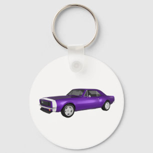 1967 Camaro SS: Purple Finish: 3D Model: Keychain