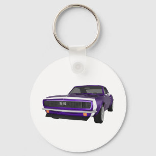 1967 Camaro SS: Purple Finish: 3D Model: Keychain