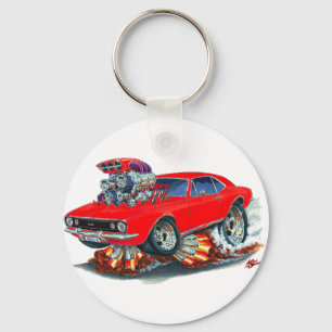 1967 Camaro SS Red Car Keychain